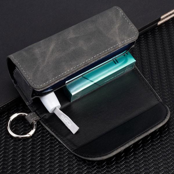 IQOS 3個セット（カバー付き） アイコス3 ケース 新型 IQOS カバー レザー スエード 収納