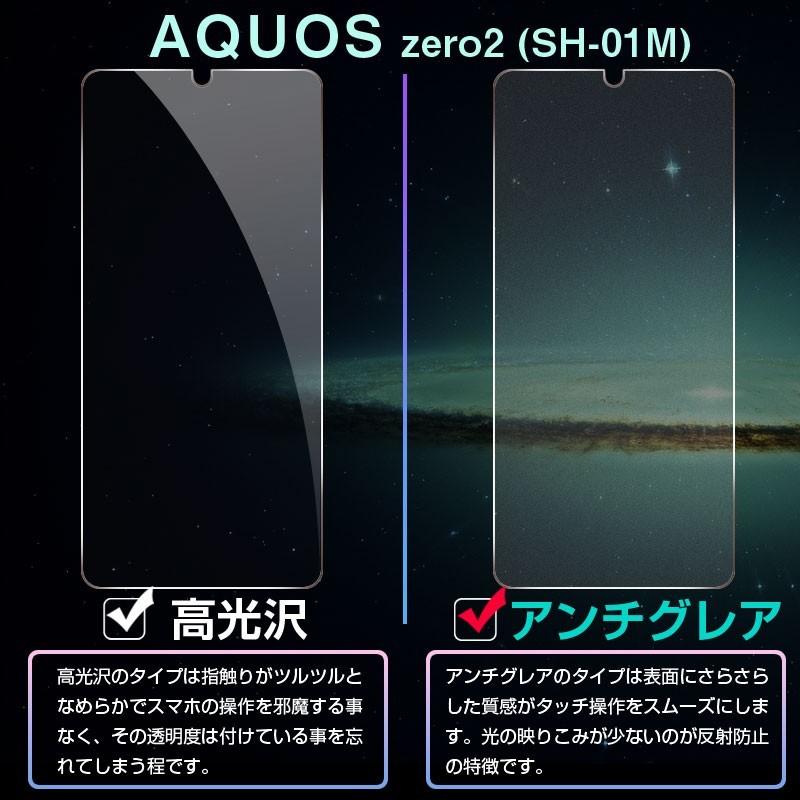 セール AQUOS zero2 液晶保護フィルム 高光沢 アンチグレア 反射防止 指紋防止 ネコポス送料無料 翌日配達対応｜jnh｜02