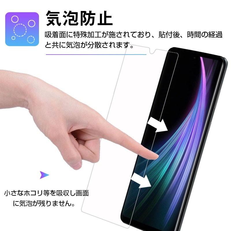 セール AQUOS zero2 液晶保護フィルム 高光沢 アンチグレア 反射防止 指紋防止 ネコポス送料無料 翌日配達対応｜jnh｜03