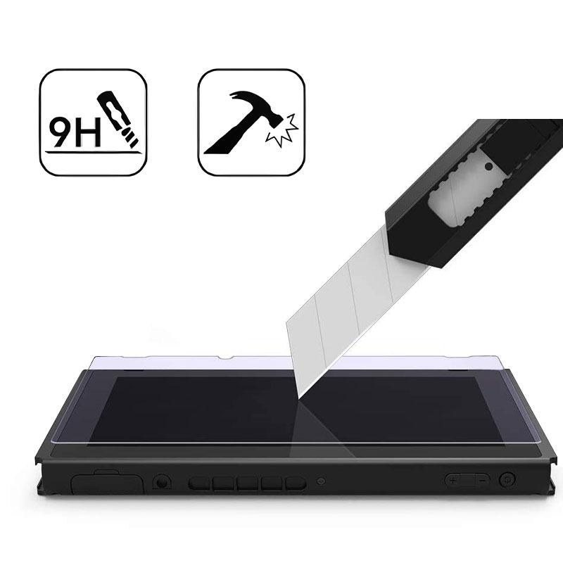 Nintendo Switch 2用フィルム 強化ガラス保護フィルム 電解メッキ加工