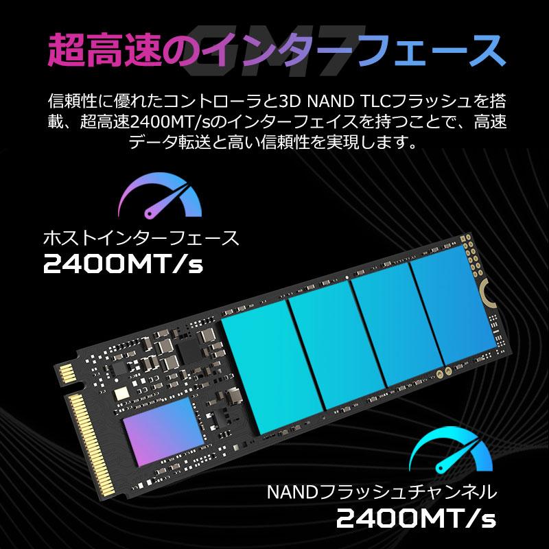 Acer Predator SSD 2TB 3D NAND TLC PCIe Gen 4x4 M.2 NVMe 2280 R:7200MB/s W:6300MB/s 新型PS5/PS5対応 GM7正規代理店品 国内5年保証 翌日配達送料無料｜jnh｜08