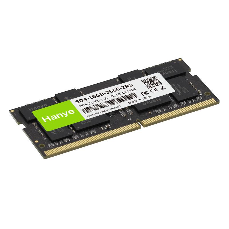 ノートPC用メモリ PC4-21300(DDR4-2666) 16GB SODIMM Hanye 1.2V