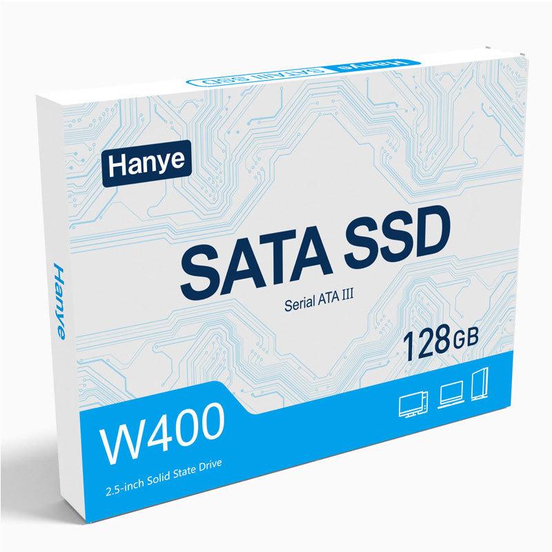 セール Hanye製 SSD 128GB 内蔵 2.5インチ 7mm SATAIII 6Gb/s R:520MB/s 3D Nand 高耐久TLC アルミ製筐体 W400 国内3年保証・翌日配達 送料無料 | Hanye | 17