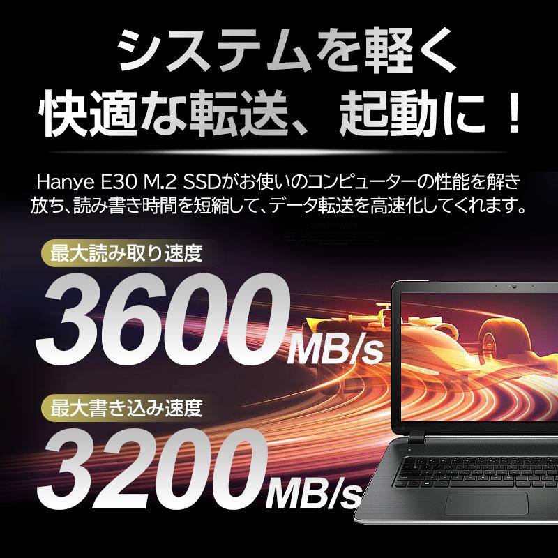Hanye Hanye PCIe NVMe M.2 2280 SSD 1TB R:3600MB/s W:3200MB/s PCIe