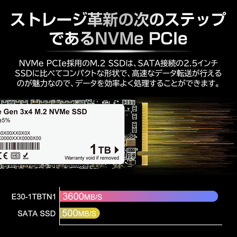 Hanye Hanye PCIe NVMe M.2 2280 SSD 1TB R:3600MB/s W:3200MB/s PCIe