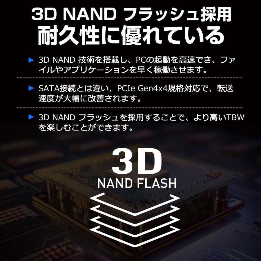 Hanye 2TB NVMe SSD 3D NAND TLC PCIe Gen 4x4 ヒートシンク付 Hanye 2TB NVMe SSD 3D NAND TLC PCIe Gen 4x4 ヒートシンク付