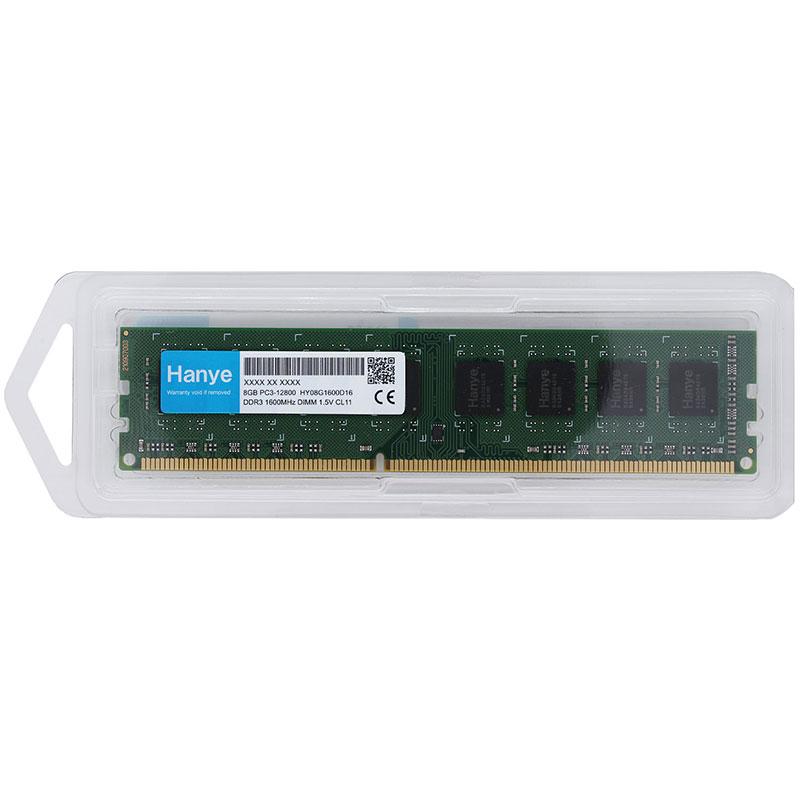 デスクトップPC用メモリ Hanye DDR3-1600 PC3-12800 16GB(8GBx2枚) DIMM 1.5V CL11 240 PIN 5年保証 翌日配達対応 送料無料｜jnh｜03