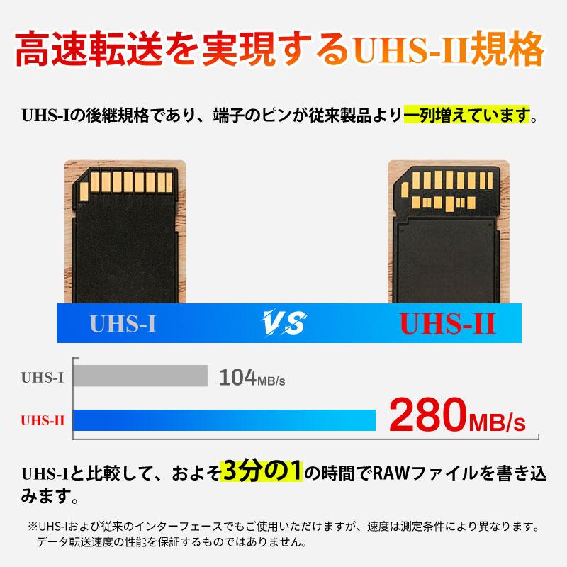 SDXCカード 256GB UHS-II U3 V60 R:280MB/s W:195MB/s JNH Class10 4K Ultra HD動画対応 SDカード メモリーカード 国内正規品5年保証 | JNH | 04