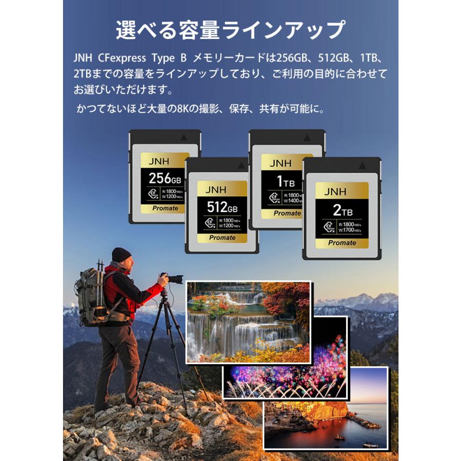 JNH 特価セール CFexpress Type B メモリーカード 2TB R:1800MB/s W