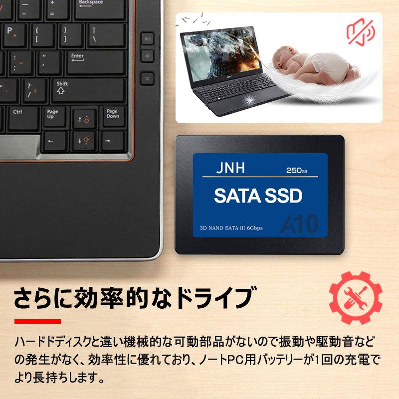 JNH 特価セール JNH SSD 250GB 内蔵型 2.5インチ 3D NAND SATAIII R