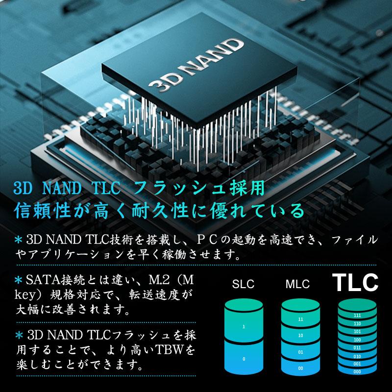 JNH SSD 2TB 3D NAND TLC PCIe Gen4x4 NVMe 1.4 M.2 2280 グラフェン放熱シート付 R:7400MB/s W:6700MB/s S750 新型PS5/PS5動作確認済み 5年保証 翌日配達｜jnh｜07