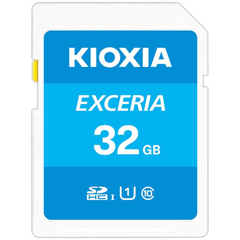 タイムセール SDHCカード32GB Kioxia 旧Toshiba EXCERIA UHS-I U1 S 公式通販 超高速100MB 夏のセール 海外パッケージ Class10