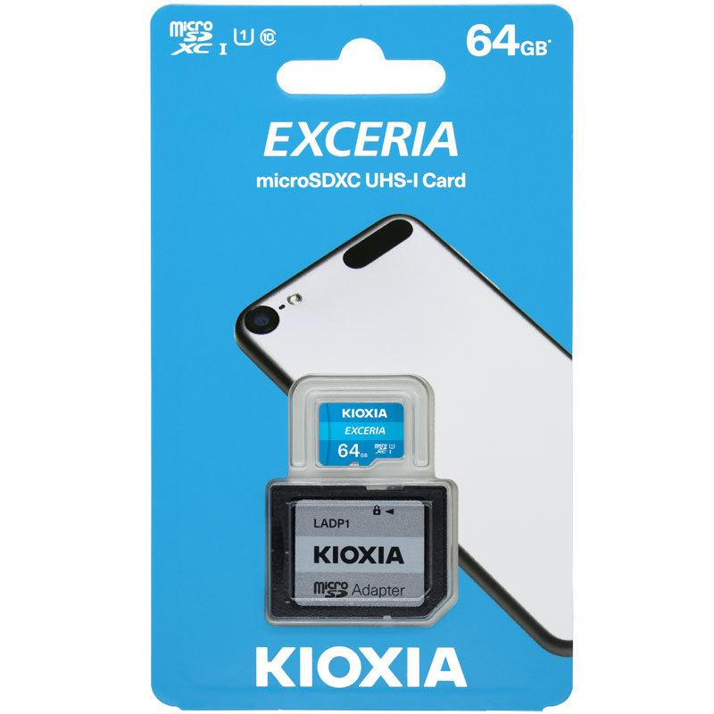 マイクロsdカード microSDHC 32GB Kioxia EXCERIA UHS-I U1超高速100MB/S Class10 FULL HD録画対応 専用SDアダプター付き 海外パッケージ｜jnh｜02