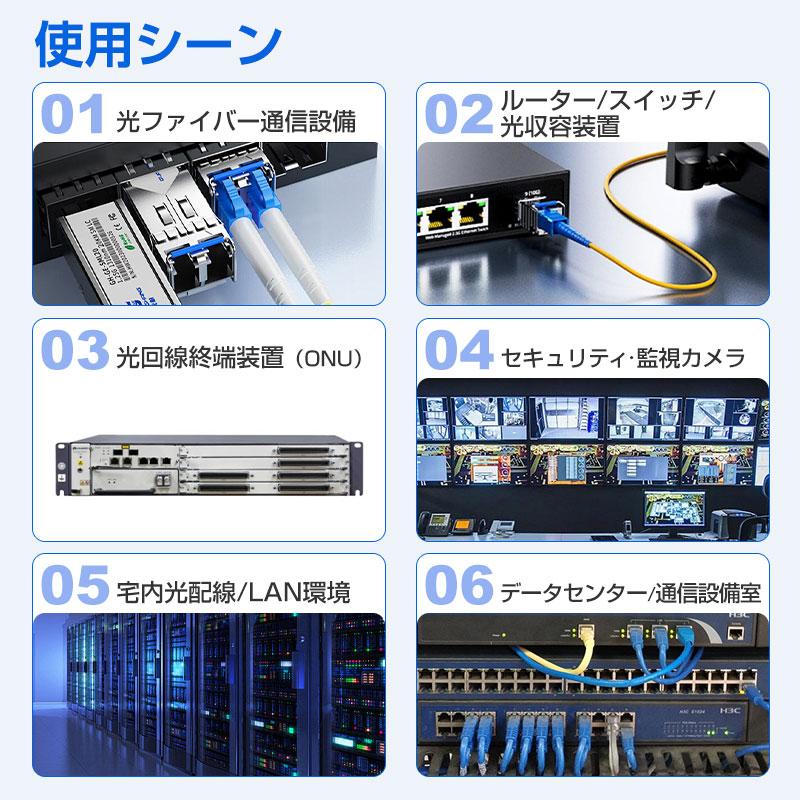 シングルモード 光ファイバーケーブル SC/LC対応｜単芯・2芯