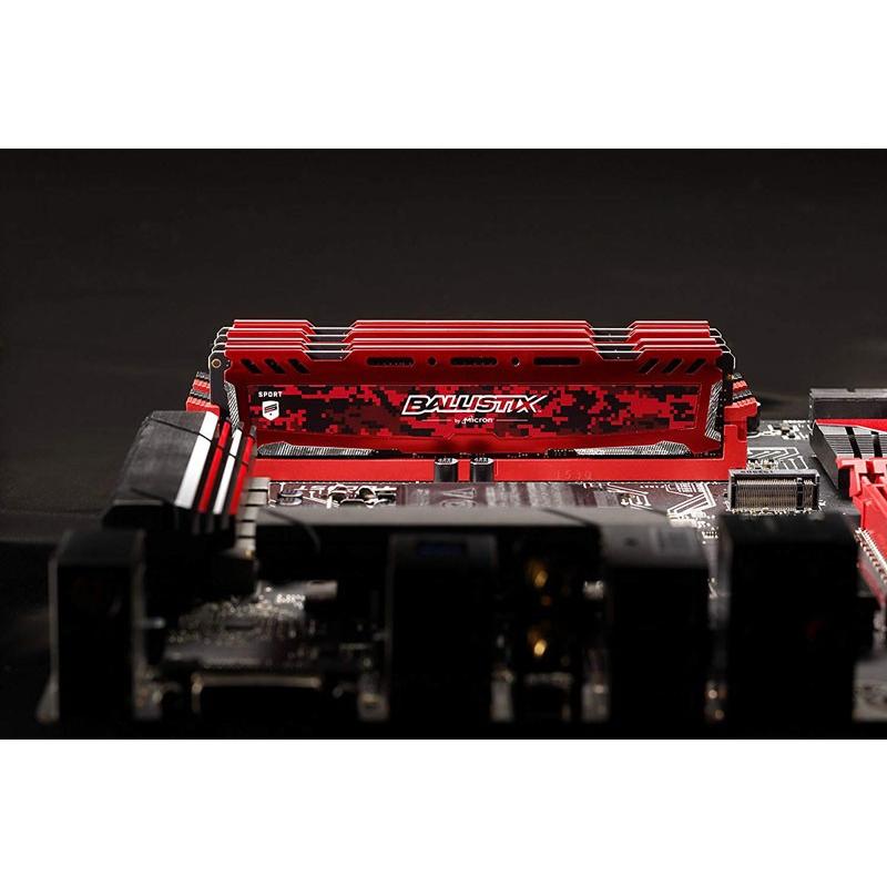 【Crucial】BALLISTIX SPORT 16GB DDR4 メモリ4枚 crucial 特価セール Crucial DDR4-2666 デスクトップPC用メモリ
