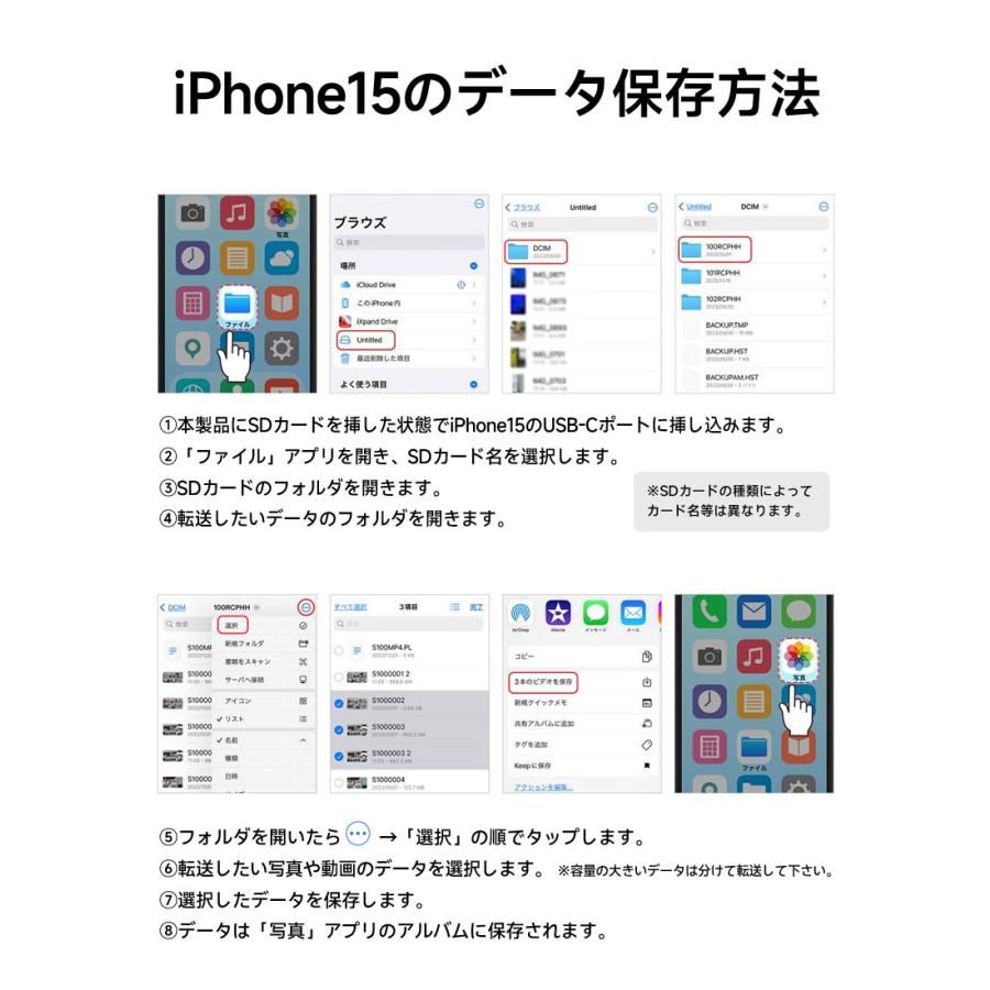 Hanye SDカードリーダー USB 3.2 Gen 1 UHS-I Type-C OTG対応 5Gbps 170MB/s 3-in-1 SDXC microSDXCカードリーダー USBポート 翌日配達 1年保証 | Hanye | 16