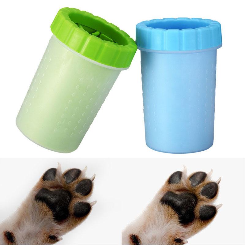 ペット用 足洗いカップ 足拭き 足クリーナー 犬 猫 ブラシカップ 犬