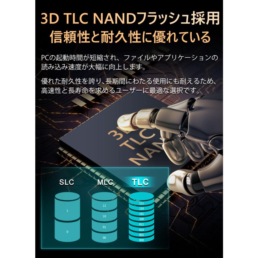 Raver NVMe SSD 4TB 3D NAND TLC ヒートシンク搭載 PCIe Gen 4x4 R:7300MB/s W:6500MB/s 国内5年保証 PS5 Pro/PS5 Slim/PS5動作確認済み 宅配便配送 翌日配達の画像