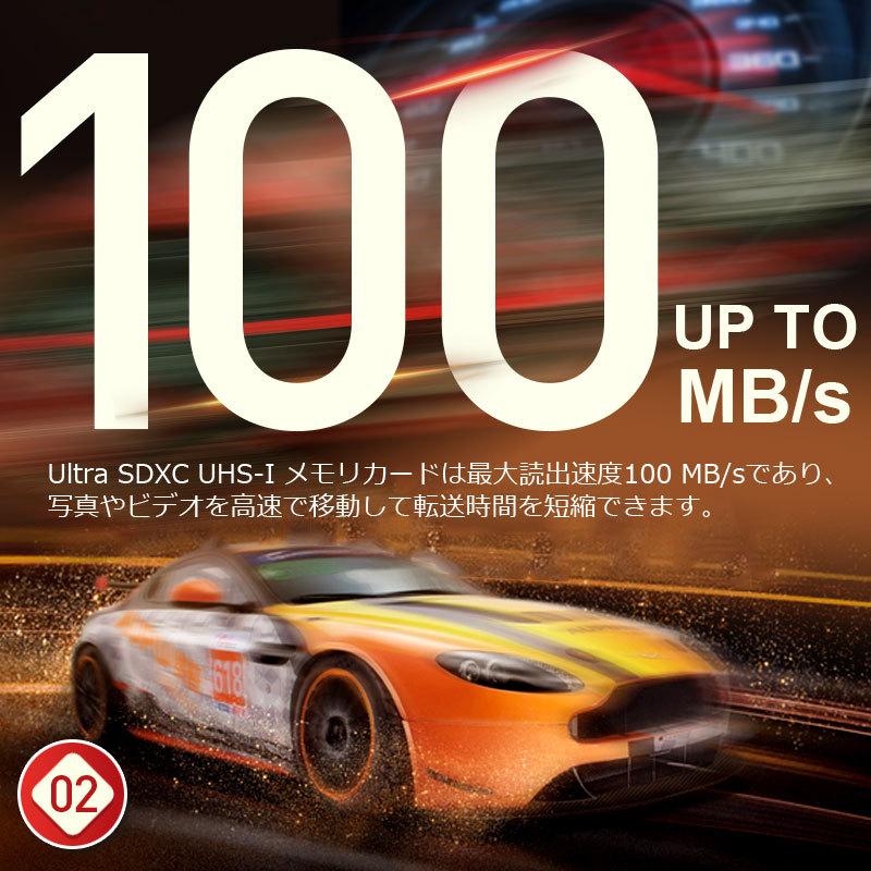 SDXCカード Ultra 64GB UHS-I U1 R:100MB/s Class10 SanDisk サンディスク SDカードSDSDUNR-064G-GN3IN 並行輸入品 SA1209UNR | SanDisk | 03