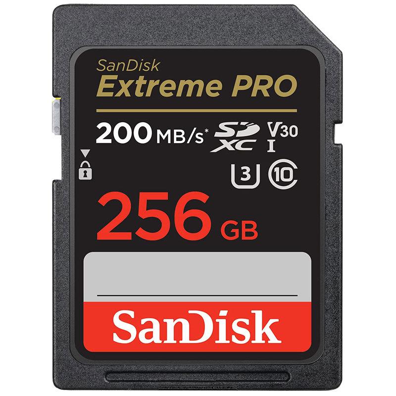 SDカード SanDisk SDXCカード 256GB UHS-I U3 V30 R:200MB/s W:140MB/s 4K Ultra HD対応 SDSDXXD-256G-GN4IN 海外パッケージ品 送料無料 翌日配達｜jnh