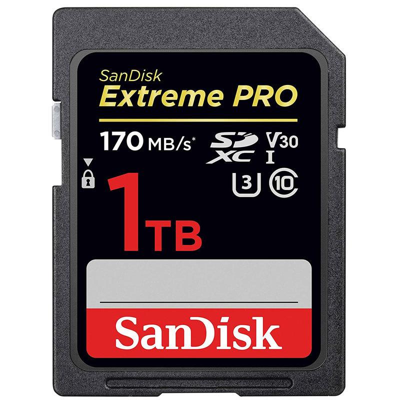 SanDisk SDカード Extreme Pro UHS-I U3 SDXCカード 1TB class10