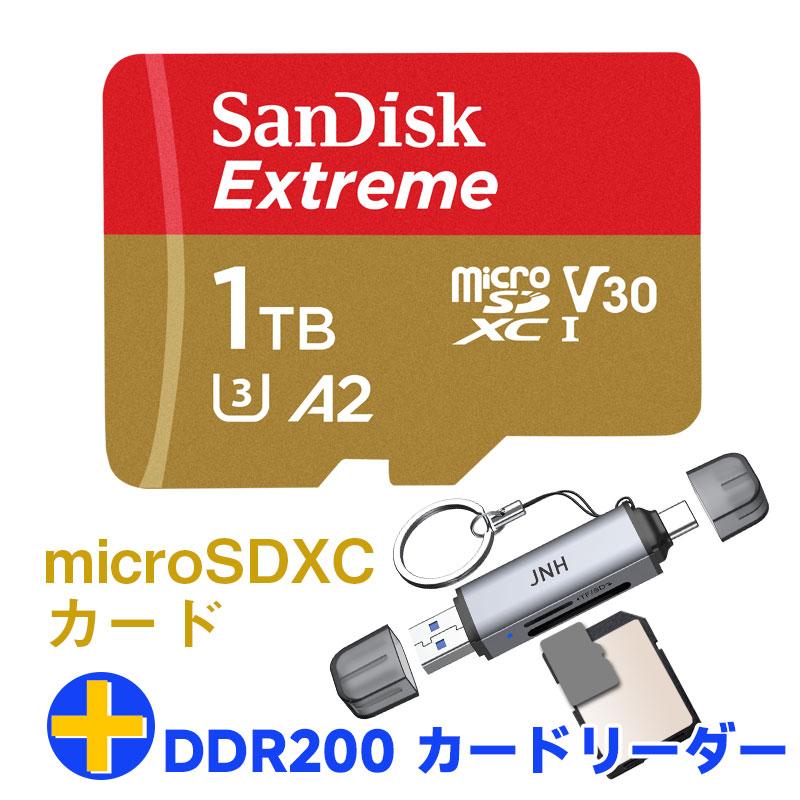 マイクロsdカード 1TB SanDisk U3 V30 R:190MB/s W:130MB/s SDSQXAV