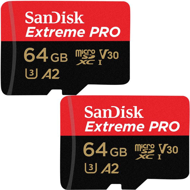 microSDXC 64GB SanDisk 【2個セット】サンディスク Extreme PRO UHS-I U3 V30 R:170MB/s W: 90MB/s A2対応 海外パッケージ品SA3409QXCY-2P Nintendo Switch対応 :SA3409QXP-2P:嘉年華 - 通販  - Yahoo!ショッピング