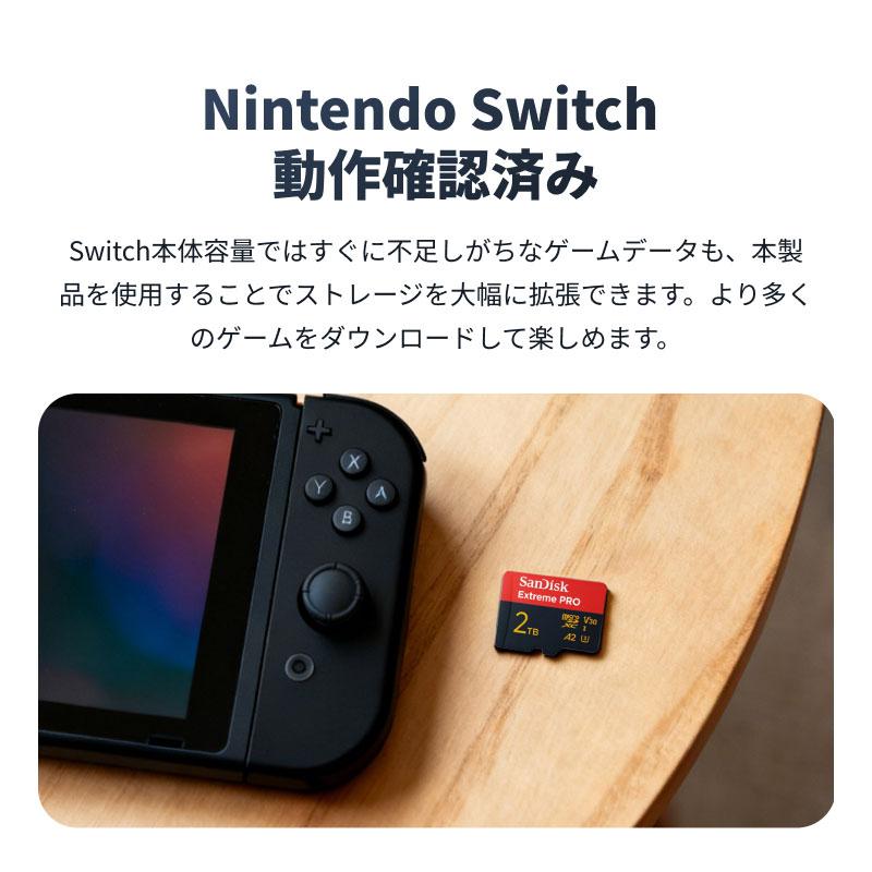 マイクロsdカード microSDXC 2TB SanDisk V30 A2 R:250MB/s W:150MB/s UHS-I U3 SDSQXCD-2T00-GN6MA並行輸入品 翌日配達 宅配便配送の画像