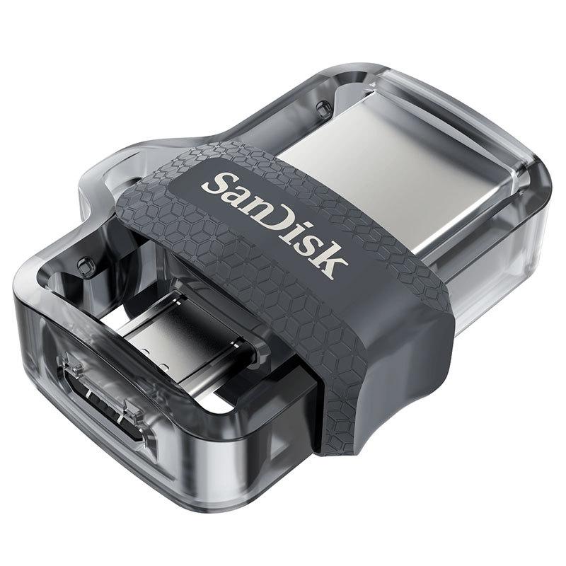 SanDisk 64GB USBメモリ Ultra Dual Drive m3.0 OTG(Android対応) USB3.0対応 R:150MB/s SDDD3-064G-G46 海外向けパッケージ品 ネコポス送料無料 翌日配達対応｜jnh｜03