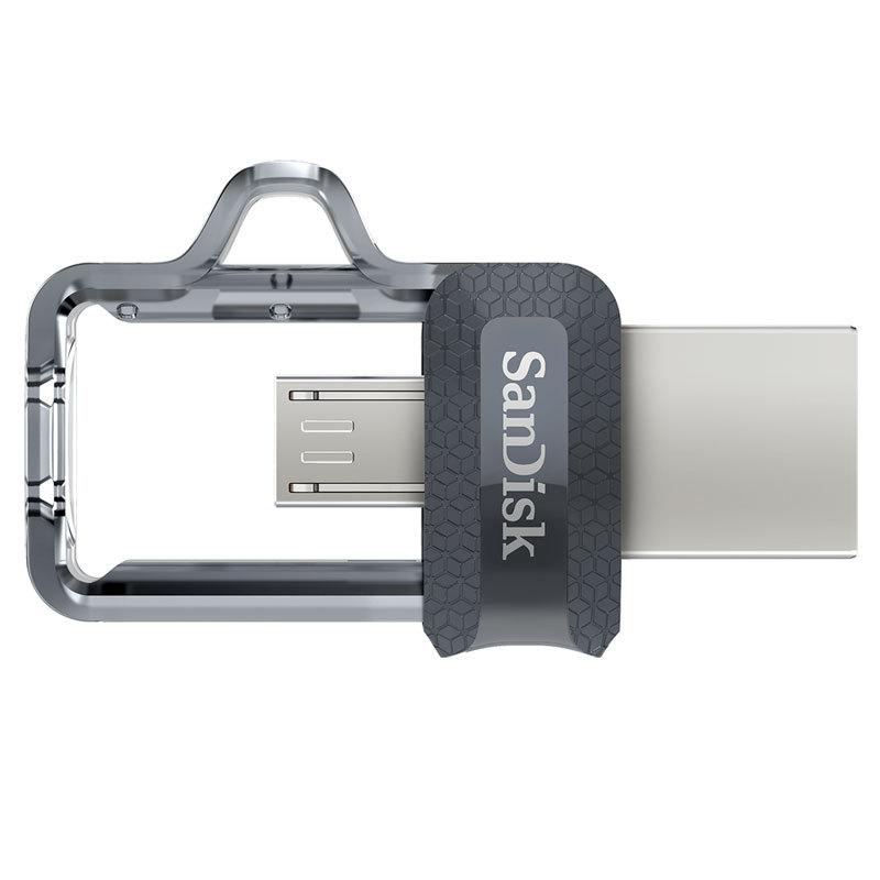 SanDisk 64GB USBメモリ Ultra Dual Drive m3.0 OTG(Android対応) USB3.0対応 R:150MB/s SDDD3-064G-G46 海外向けパッケージ品 ネコポス送料無料 翌日配達対応｜jnh｜05