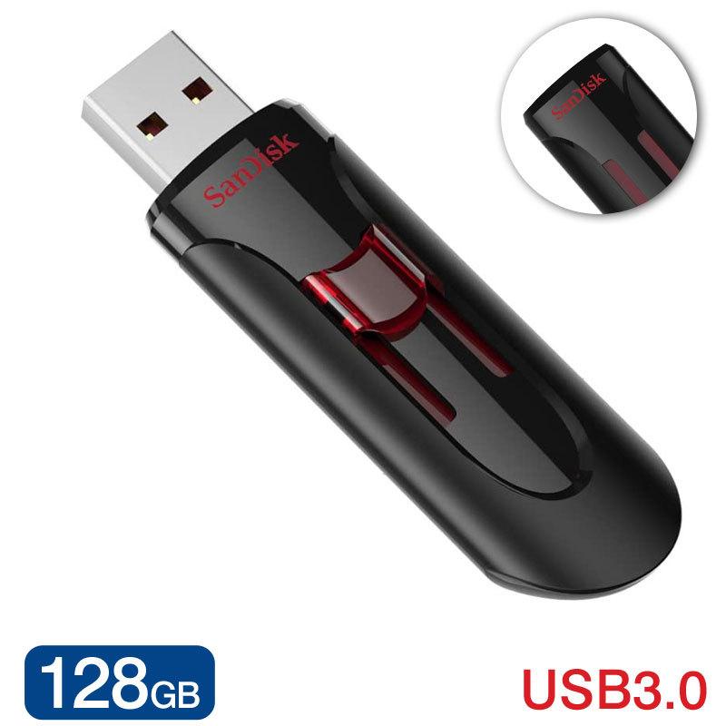 USBメモリ 128GB SanDisk サンディスク Cruzer Glide USB3.0対応 SDCZ600-128G-G35超高速 並行輸入品 翌日配達対応 送料無料 | SanDisk