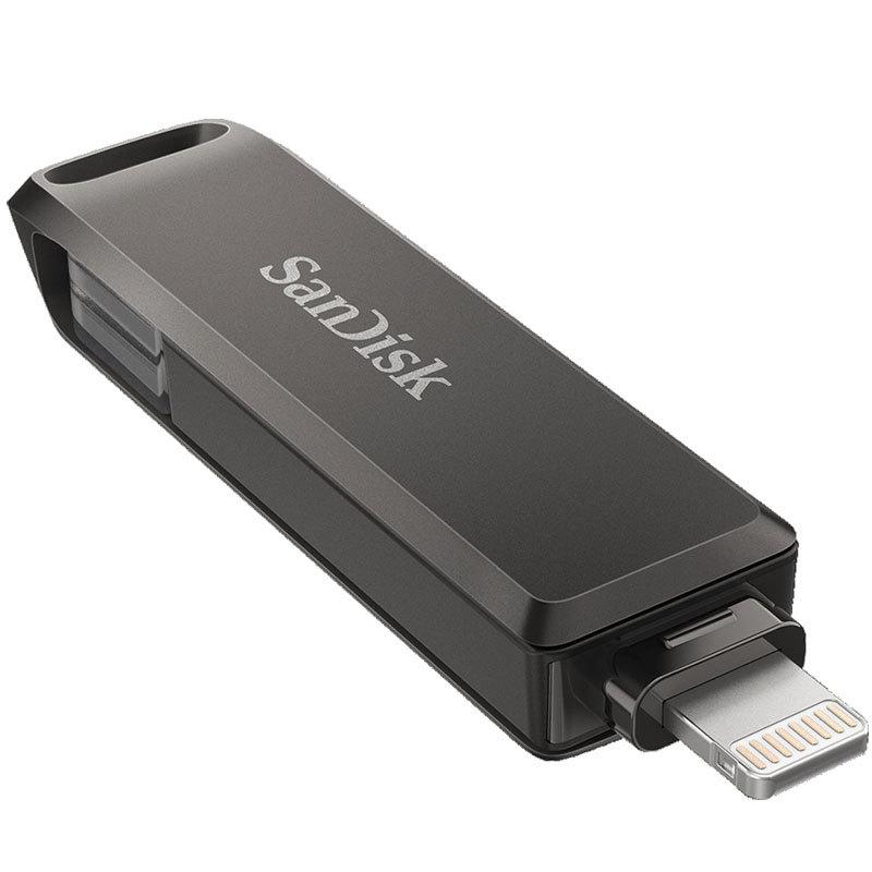 USBメモリ128GB SanDisk iXpand Flash Drive Luxe iPhone iPad/PC用 Lightning + USB3.1-C 回転式SDIX70N-128G-GN6NE海外パッケージ翌日配達対応 送料無料｜jnh｜05