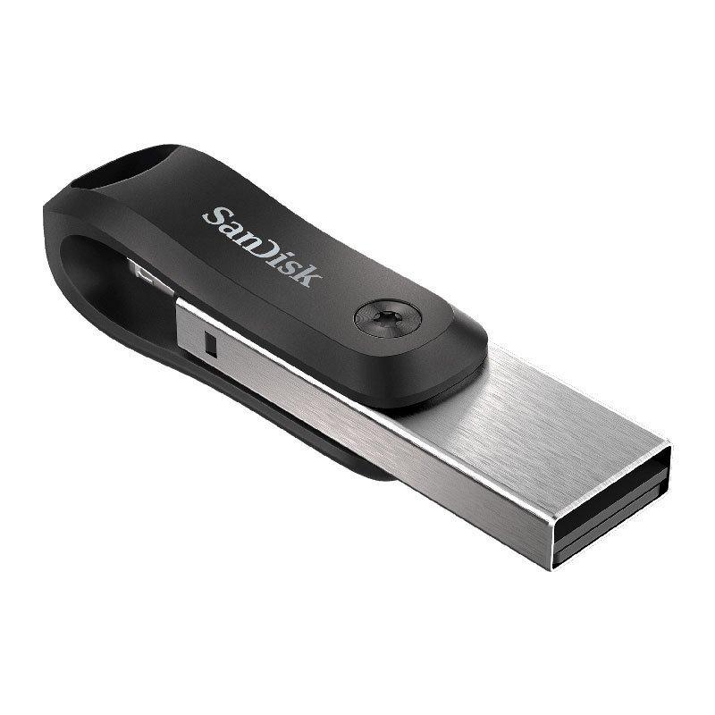 USBメモリ256GB SanDisk iXpand Flash Drive Go iPhone iPad/PC用 Lightning + USB-A 回転式SDIX60N-256G-GN6NE海外パッケージ翌日配達対応 送料無料｜jnh｜02