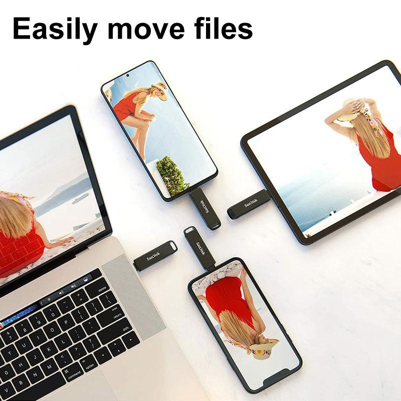 iXpand USBメモリ256GB SanDisk Flash Drive Luxe iPhone iPad/PC用