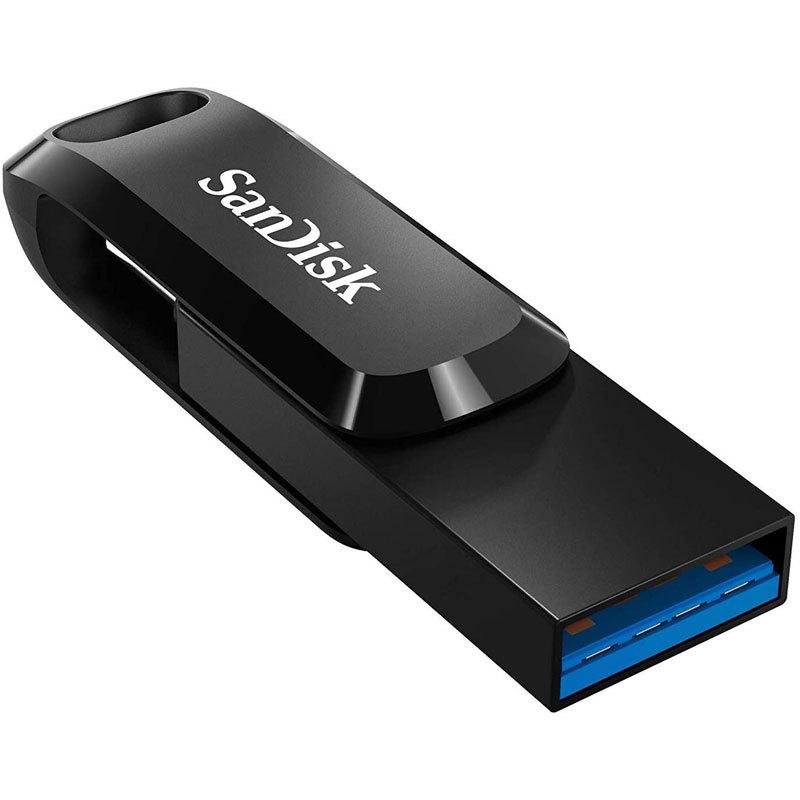 USBメモリ512GB SanDisk USB3.1 Gen1-A/Type-C 両コネクタ搭載Ultra Dual Drive Go R:150MB/s SDDDC3-512G-G46回転式海外パッケージ 翌日配達対応 送料無料｜jnh｜02