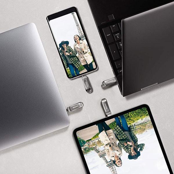 USBメモリ512GB SanDisk USB3.1 Gen1-A/Type-C 両コネクタ搭載Ultra Dual Drive Luxe R:150MB/s 回転式SDDDC4-512G-G46並行輸入品 翌日配達_5