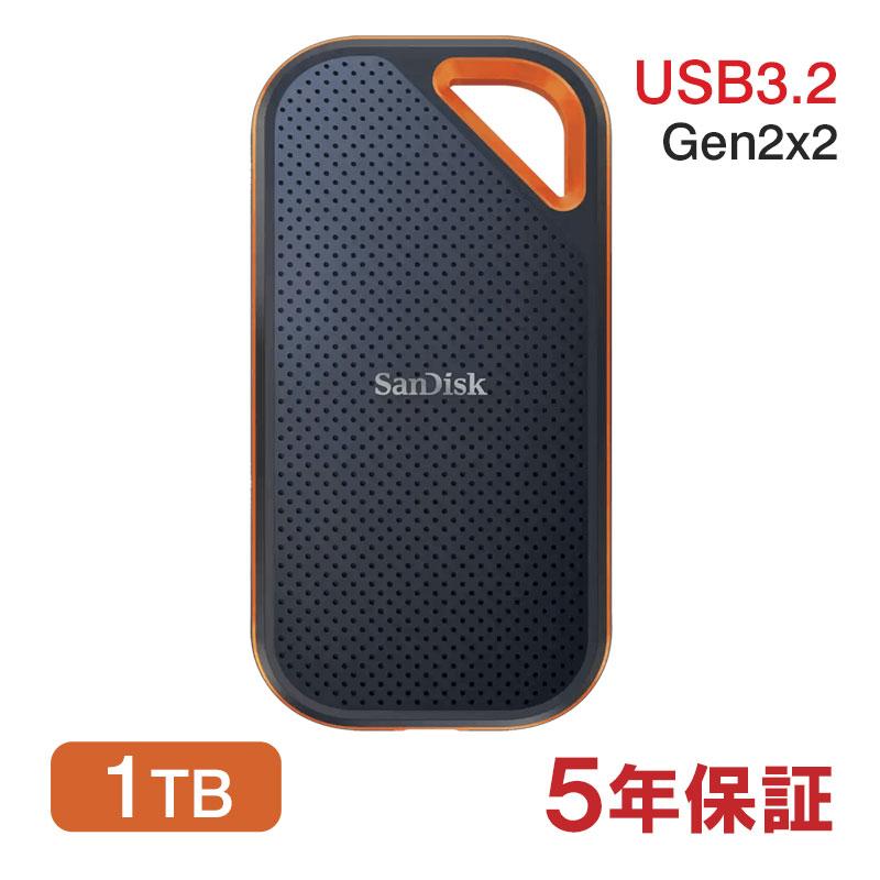 SanDisk エクストリームプロ ポータブルSSD 1TB SDSSDE81- SanDisk エクストリームプロ ポータブルSSD 1TB SDSSDE81-1T00