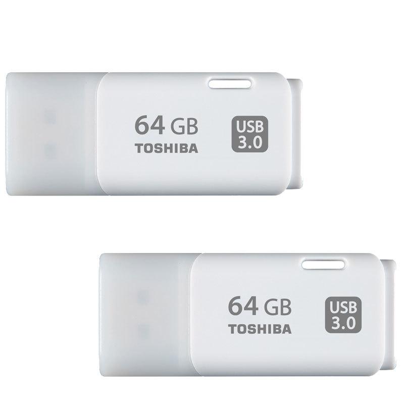 モデル着用 注目アイテム 2個セットお買得 卸直営 USBメモリ 64GB 東芝 TOSHIBA 翌日配達 秋のセール USB3.0 海外向けパッケージ品