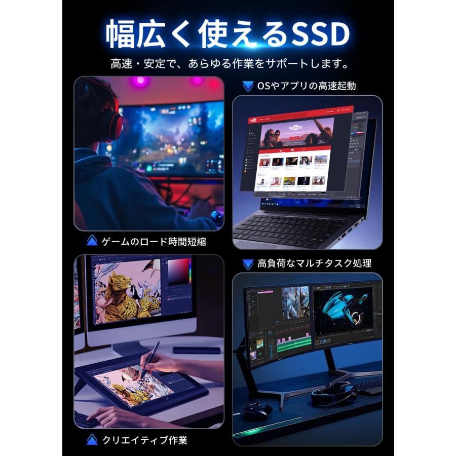 ZHITAI YMTC ZHITAI 1TB 内蔵SSD NVMe 2.0 M.2 2280 R:7400MB/s W
