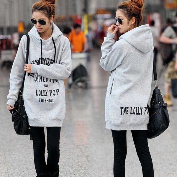 在庫一掃 パーカーワンピース LOLLY POPプリント裏起毛 翌日配達