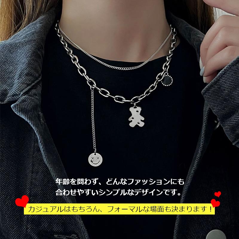 ネックレス レディース 首チェーン 鎖骨チェーンネックレス