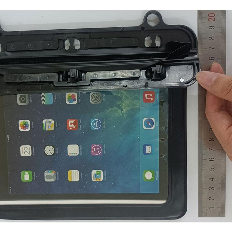タブレット防水ケース 8インチ対応 ネックストラップ付き
