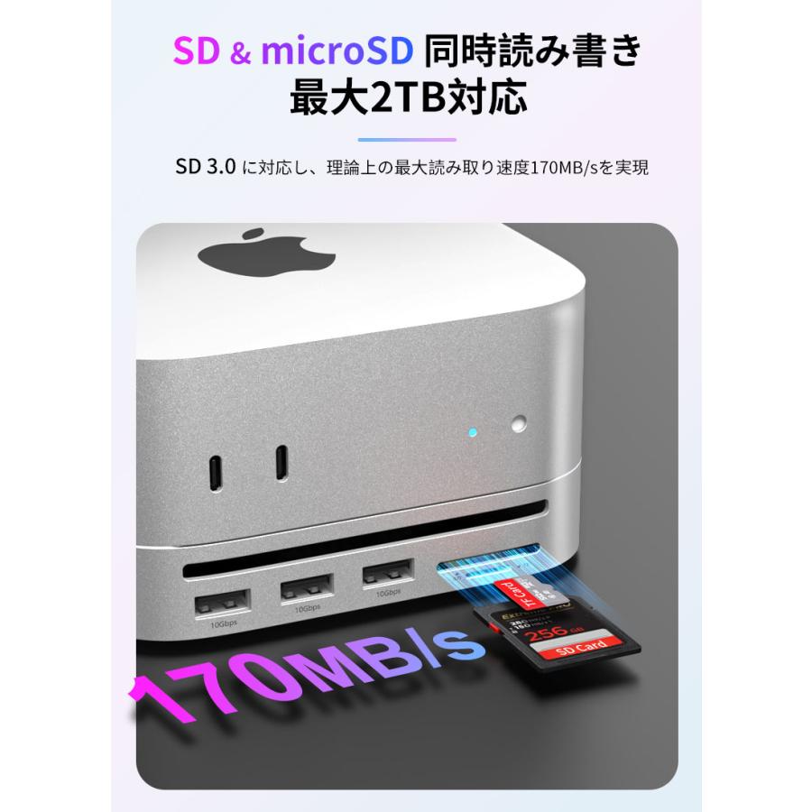 JNH 10-in-1 USB-Cドッキングステーション M.2 NVMe SSDスロット搭載