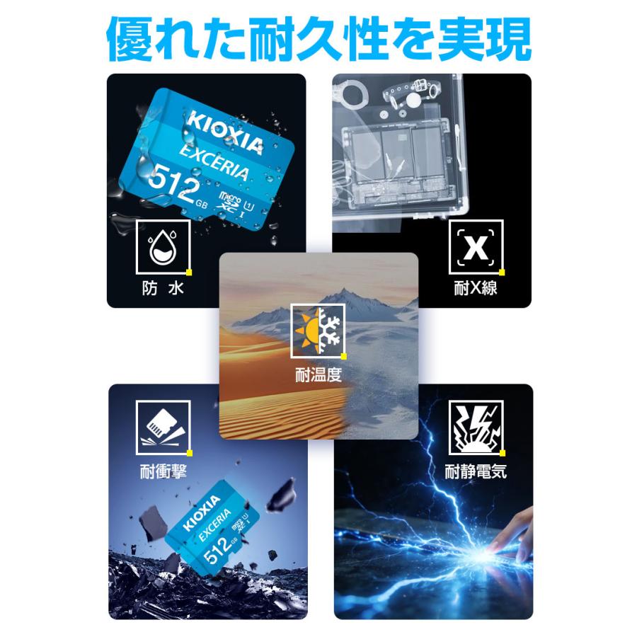 KIOXIA マイクロsdカード microSDXC 512GB Kioxia Nintendo Switch動作