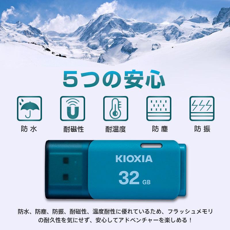 USBメモリ 32GB Kioxia  USB2.0 TransMemory U202 日本製 LU202L032GG4 海外パッケージ 翌日配達・ネコポス送料無料 KX7008-LU202LGG4｜jnhshop｜06