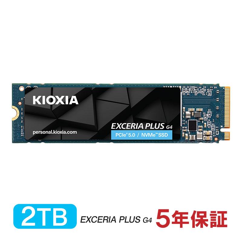 KIOXIA KIOXIA EXCERIA PLUS G4 SSD 2TB PCIe Gen5x4 M.2 NVMe 2.0