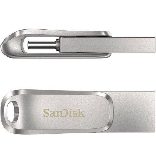 USBメモリー 256GB SanDisk USB3.1 Gen1-A/Type-C 両コネクタ搭載 Ultra Dual Drive Luxe R:150MB/s SDDDC4-256G-G46 海外パッケージ翌日配達・ネコポス送料無料｜jnhshop｜03