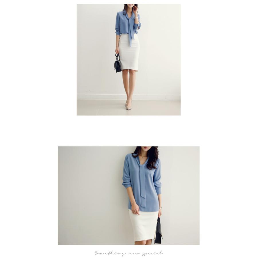 シャツ ブラウス秋物 レディース 春コーデ 夏 トップス 白 ホワイト オシャレ 長袖 シルク風 リボン Vネック 上品 通勤 ブルー 大人 Ol ゆったり 30代40代50代 G16 Wm171 J N 通販 Yahoo ショッピング