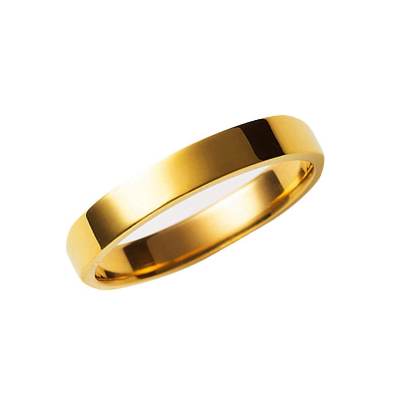 純金リング K24 平打 巾3ｍｍ4ｇ 24金 指輪 高密度 鍛造 たんぞう 記念日 ギフト 結婚指輪 シンプルデザイン オーダー :yh24k:純金・純プラチナジュエリー館  通販 