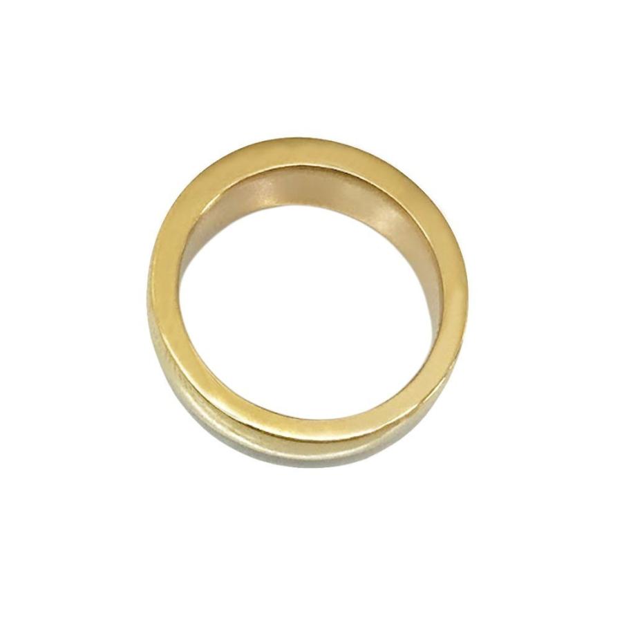 K18リング 平甲丸5mm5ｇ槌目 つちめ オーダー 結婚指輪 18金 高密度